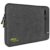 Gizga Essentials Laptop Bag Sleeve Case Cover Pouch for 15.6 Inch Laptop/MacBook, Office/College Laptop Bag for Men & Women, Side Handle, Multiple Pockets, Water Repellent, Shock Absorber, Grey