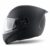 Vega VM-02 Spike Flip-Up Motorcycle Helmet with ISI Certification | High-Impact ABS Shell, Dual Visor, UV & Scratch Resistant: Dull Black , L
