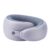 Billebon Memory Foam Neck Pillow with Cooling Gel, Snake Shape Travel Pillow with Snap Button, Neck Rest for Travelling & Flight Travel, Ergonomic Support for Comfort & Pain Relief (Grey)