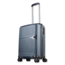 Footloose by VIP Head Spin 8-Wheel Cabin Hard Case Trolley Bag, Grey