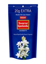 Moksh Swarna Rajni Gandha Agarbatti– Premium Long-Lasting Incense Sticks with Rajnigandha Fragrance for Puja, Meditation & Home Fragrance
