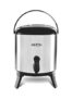 Milton Stellar 5 Thermosteel Water Jug, 4.6 Litres, Silver | Pu Insulated | Hot & Cold | Sturdy Base | Hygienic | Odour Free