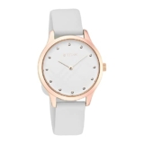 Titan Athleisure White Dial Analog Rubber Strap Watch for Women-NS95125WP01