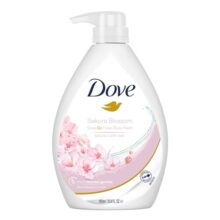 Dove Refreshing Sakura Blossom Body Wash With Himalaya Pink Salt For Replenished Skin, 1L