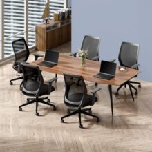 Interio by Godrej Curv Premium Mesh Wide Back Ergonomic Chair for Work from Home/Study | 1 Year Warranty | Height Adjustable Chair | Heavy Duty PP Base | DIY Installation (Set of 5, Black)