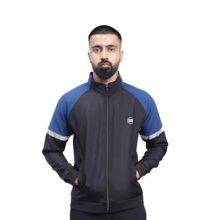 Ss Professional Jacket For Men’S | Color: Black/Blue | Size: Small | Material: Polyester | For Men & Boys | Lightweight And Durable | Moisture-Wicking Fabric | Enhanced Flexibility