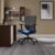 Interio by Godrej Greta Mid Back Black Body Fabric Ergonomic Chair (Royal Blue)