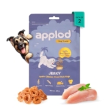 Applod Tender Chicken Mix Fruit Rings Dog Treats for Puppies & Adult Dogs | Made with Real Chicken Breast | High-Protein Low-Fat Grain-Free Reward Snacks | Pack of 2 | 50g x 2
