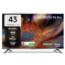 Xiaomi (108 cm) 43 inch FX Pro 4K QLED Smart | HDR10+ | 30W Box Speakers | Filmmaker Mode | Fire TV | L43MB-FPIN