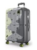 Safari Tazzo 8 Wheels 77cm Large Size Trolley Bag, Hard Case Polycarbonate, 360º Wheeling Small Check in Luggage, Suitcase for Travel, Trolley Bags for Travel, Printed
