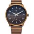 Fastrack Chrome K Quartz Analog with Maroon Dial Titanium Brass Solid Strap Watch for Women – 6216QM03