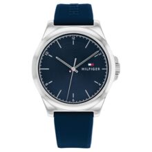 Tommy Hilfiger Quartz Blue Dial Silicone Strap Watch For Women