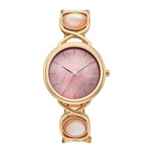 Titan Raga Power Pearls 2.0 With Quartz Analog Mother Of Pearl Dial Rose Gold Brass Strap Watch For Women – 2810Wm02F