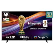 Hisense 164 Cm (65 Inches) E6N Series 4K Ultra Hd Smart Led Google Tv 65E6N (Black)