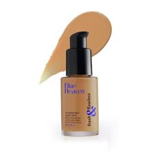 Blue Heaven Fresh&Flawless Lotion For All Skin Types,Hydrating Skin Tint Serum Foundation Medium Coverage,Caramel,28Ml With Hyaluronic Acid&Spf,Antipollution,Antioxidant(Natural Finish),Pack Of 1