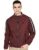 The Indian Garage Co Men Maroon Slim Fit Solid Bomber Jacket