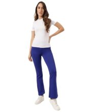 Marks & Spencer Flared High Waist Jeggings T573956Kroyal Blue (M)
