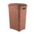 Cello Eliza Plastic Laundry Basket with Lid, Brown, 50 Ltrs | Lightweight and Portable | Storage Organizer | Convenient Handling | Useful For Storing Clothes, Toys, Books