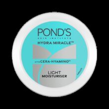 POND’s Light Moisturiser with Cera-Hyamino for 5X Dryness Repair for Soft, Smooth Skin(200 ml)