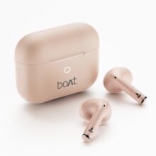 boAt 2026 Launch Airdopes Joy v2, 35H Battery, Pocketable Design, ASAP™ Charge, 13mm Drivers, Easy Touch Controls, ENx™ Tech, IWP™ & App Support TWS Bluetooth Earbuds with mic (Dusty Rose)