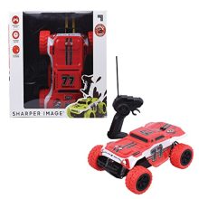 Sharper Image Monster Baja Truck Wireless Remote Controlled Car|360° Rotating|High Speed Off Road|Top Brand In Usa |Red Color Rc Car For Kids 6 Yrs+|Birthday Gift| Outdoor All Terrain| Made In India