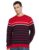 Amazon Brand – Symbol Men’s Cotton Blend Round Neck Sweatshirt (AW19MNSSW60_Estate Red_S)