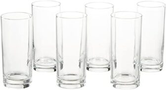 Amazon Brand – Solimo Glass Set (275Ml, Transparent) – Set Of 6