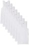 Rupa Jon Men 100% Cotton Regular Fit Sleeveless Vest | Fabric | Round Neck | Pack Of 9 White, Small