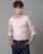 Lee Cross Men Solid Casual Pink Shirt