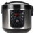 Solara Multipurpose Electric Rice Cooker – Cool Touch Multipurpose Cooker And Food Steamer, Digital Rice Cooker, 4 Cups (8 Cups Cooked) With Steam & Rinse Basket, 500 Watts, Stainless Steel, Silver