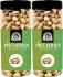 WONDERLAND Roasted and Salted Jumbo California Size Pistachio in Jar (Pack Of 2 )-1Kg Pistachios(2 x 0.5 kg)