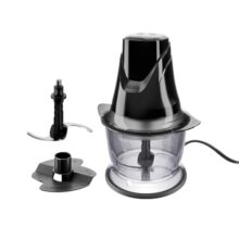 Sujata Chopcraft Electric Chopper 260W | Dual Speed | 3200 Rpm High Speed Motor |Stainless Steel Cutter |Safety Micro-Switch |Chop, Mince, Whip, Blend |Veg Chopper For Kitchen | Black