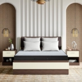 Interio by Godrej Aqmatic Pocket Queen Bed Spring Mattress (75 x 60 x 6 Inches), 1-Year Warranty, Pocket Spring