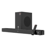 iBall Cinebar 100 220W Soundbar, 2.1 Channel, Deep Bass, 16.5 cm Subwoofer, AuralSphere Surround Audio, Quad Driver Audio, BT v5.3, HDMI ARC, Optical, USB, AUX, LED Display, Wall Mountable, EQ Modes
