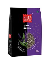 Nuts About You Chia Seeds, 200 G | Raw | Premium | 100% Natural | Diet Food
