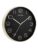 Nautica Modern Wall Clock For Hall With Quartz Silent Sweep Technology | 1Pc – 12 Inch(Abs) | Wall Clock For Bed Room, Home, Office, Kitchen & Living Room | 3D-Glossy Rim-Black/Rosegold
