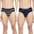 Chromozome Men Brief CZ 306 (Pack of 2) S Multi 8