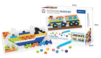 Vibgyor Vibes 240 Pc DIY Transportation Building Blocks Jigsaw Puzzle