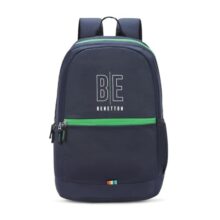 United Colors Of Benetton Ming Polyester 25L Non 4 Compartment Laptop Backpack For Unisex – Navy