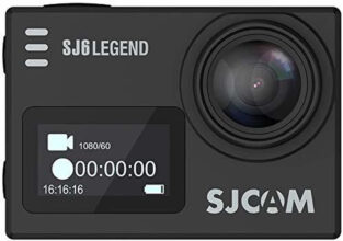 Sjcam Sj 6 Legend 16 Mp 4K 24Fps 2.0″ Lcd Touch Screen Action Camera | Gyro Sensor | External Mic Support | Dual Screen Sports And Action Camera(Black, 16 Mp)