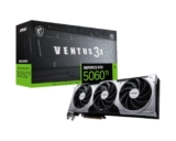 MSI GeForce RTX 5060 Ti 8G Ventus 3X OC Graphics Card – NVIDIA, GDDR7 128-bit Memory, 28Gbps, PCI Express Gen 5 x16 (uses x8), Up to 2617 MHz, Triple Fan Cooling, DisplayPort 2.1b, HDMI 2.1b