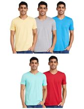 Amazon Brand – Symbol Men’S Solid Regular T-Shirt (Aw17Plpo5V1_Multicolor11 S)