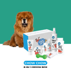 Captain Zack The Chow Chow Groom Box Ultimate 8-In-1, Head-To-Paw Groom-Kit For Your Puppy- (Shampoo +Conditioner +Dry Shampoo +Paw Butter +Toy +Towel)- Ph Neutral And Paraben Free Pet Spa Kit