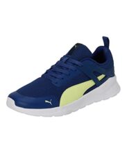 Puma Mens Amaze Runner Blazing Blue-Light Lime-White Sneaker – 8Uk (38870303)