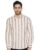 U.S. POLO ASSN. Men’s Dobby Stripe Full Sleeve Shirts (USSHTO3774_Ivory_M)