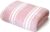 Cortina Stripe Printed Towels for Bath (70 x 140 cm) 380 GSM Microfiber, Ultra Soft, Highly Absorbent & Quick Dry for Gym, Beach & Bathroom Towels for Men, Women & Kids (Pink Big Stripe)