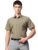 English Navy Men Slim Fit Formal Shirt Olive Size 38, Soft Touch Premium Fabric, Ideal and semi Formal Occasions, Classic Style with a Modern Silhouette (2040Olive_38)