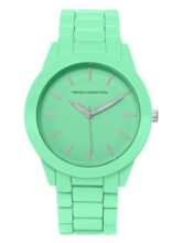French Connection Hue Green Round Dial Womens Analogue Watch FCS04GR