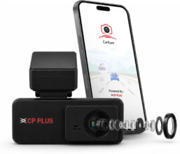 CP PLUS 3MP Car Dashcam Full HD+ Live GPS 137 Angle View Night Vision Dashboard Camera System(1 Camera, 3MP (2304 x 1296P))