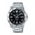 Casio Analog Black Dial Men’s Watch (MTP-VD01D-1EVUDF, A1362, Silver)